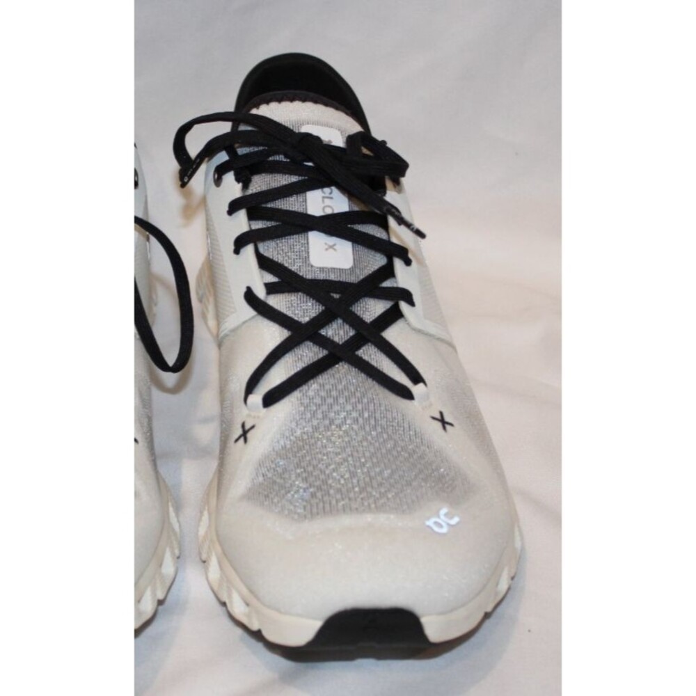 NIB ON CLOUD WOMEN'S CLOUD X 3 RUNNING ATHLETIC SNEAKERS SZ 10.5 IVORY BLACK - Picture 6 of 9